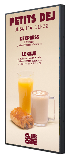 QM 55 N écran vitrine