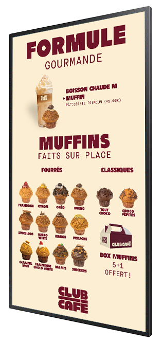 QM 55 N écran vitrine